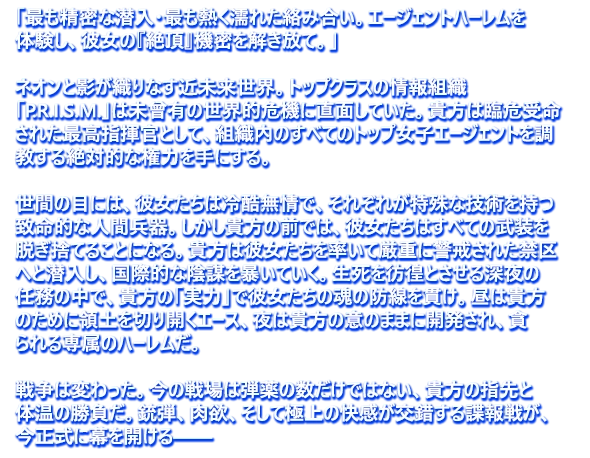 エージェントX ストーリー