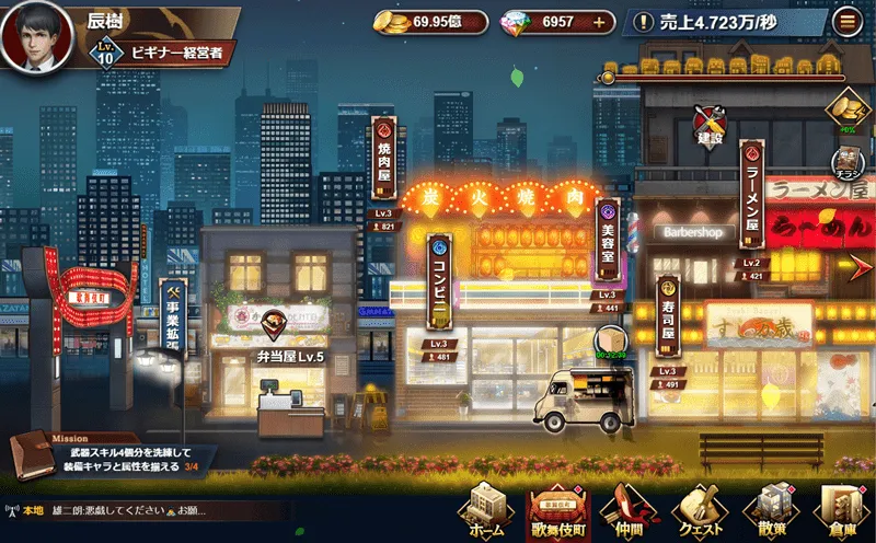 ハーレムオブトーキョー歌舞伎町の様子