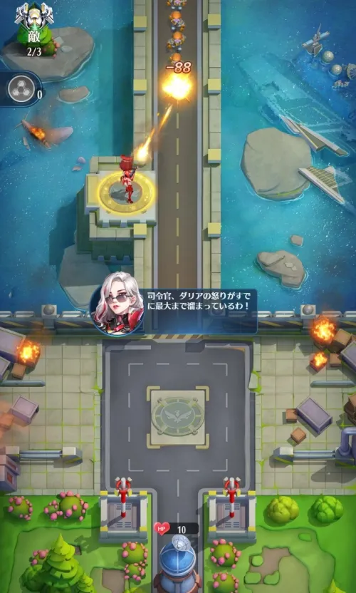 『殲滅の機甲姫:フロンティア』バトルシーン